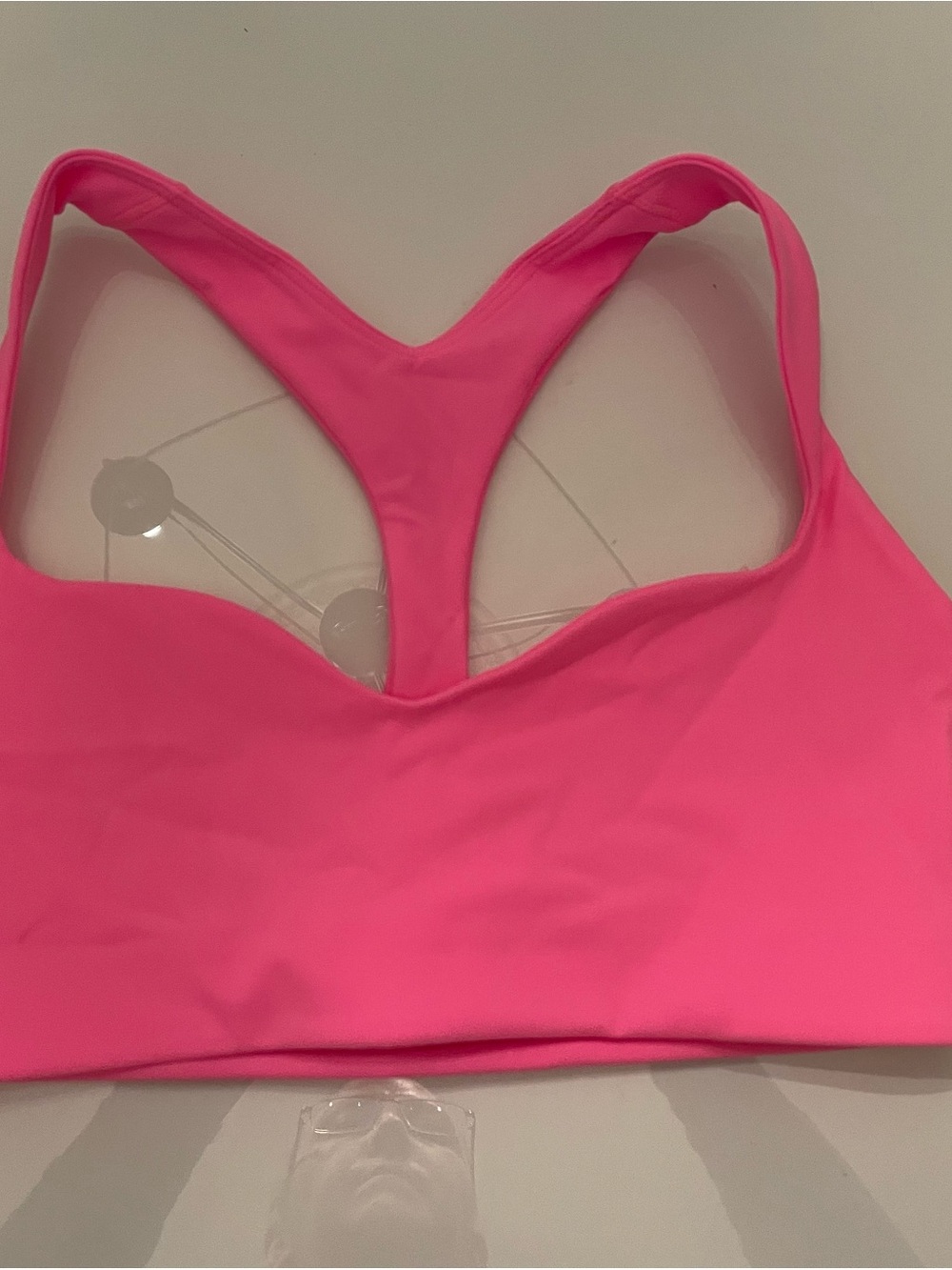 Free People Neon Pink Racerback Sports Bra